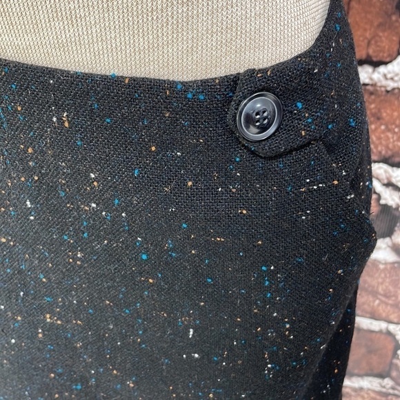 Outback Red Tweed Skirt Black Speckled Pencil Mini Size 2 - Picture 8 of 13